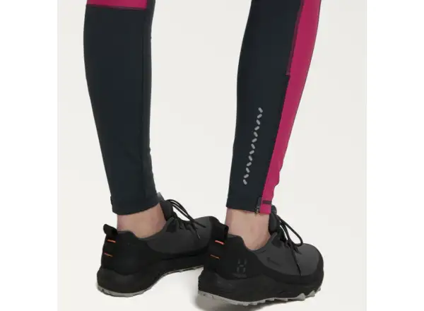 Haglöfs L.I.M Winter elastische Damenhose dunkelgrau/rosa