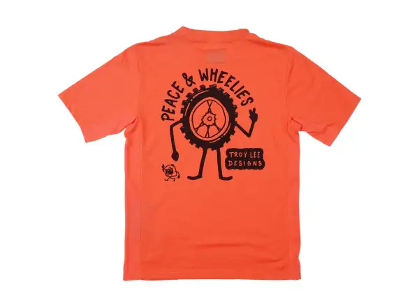 Troy Lee Designs Skyline Ride Tee Kindertrikot Kurzarm P&W Melon