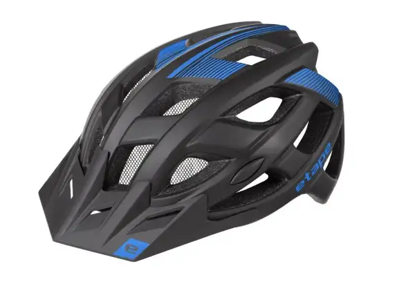 Etape Escape Fahrradhelm schwarz/blau matt