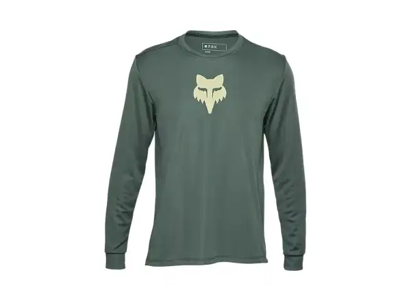 Fox Yth Ranger Kindertrikot Langarm Hunter Green