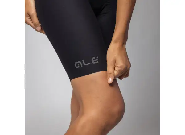 Alé Speedfondo Light Damen Radhose mit Polster und Trägerhose schwarz
