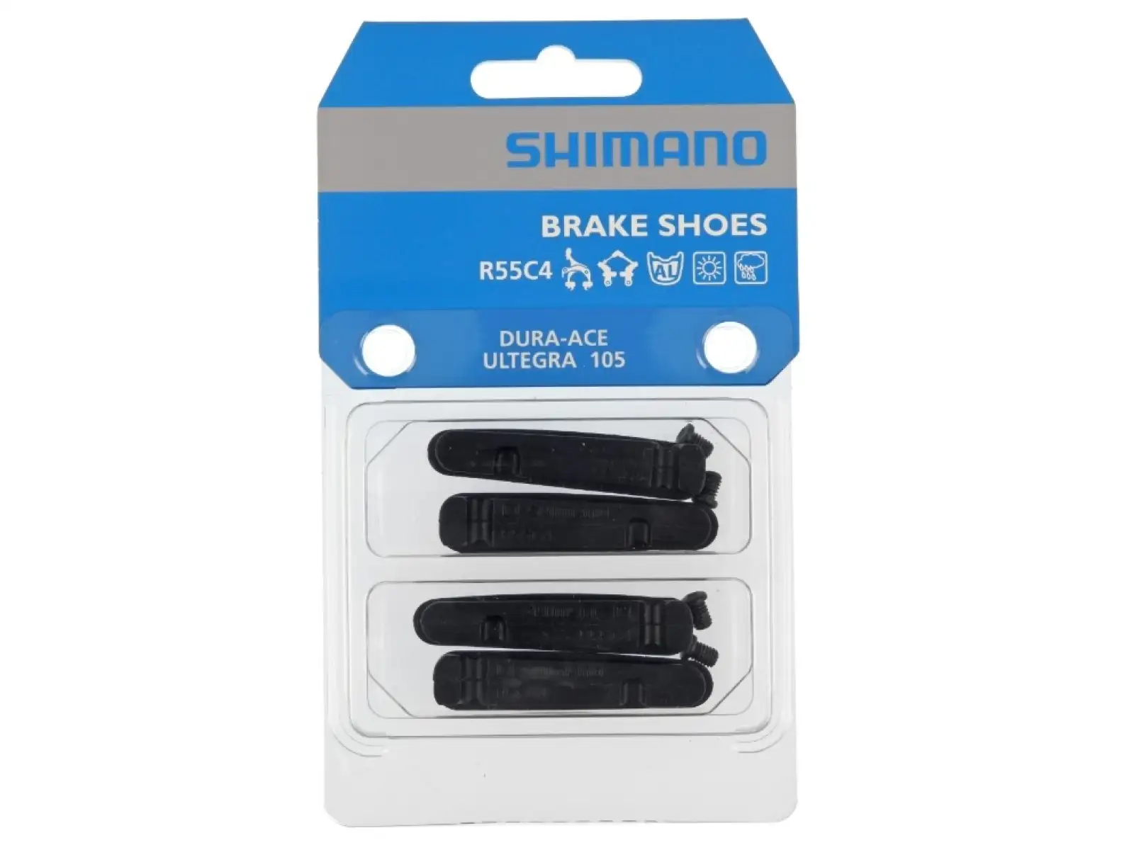 Shimano R55C4 Bremsbeläge für Dura Ace/Ultegra/105 2 Paare