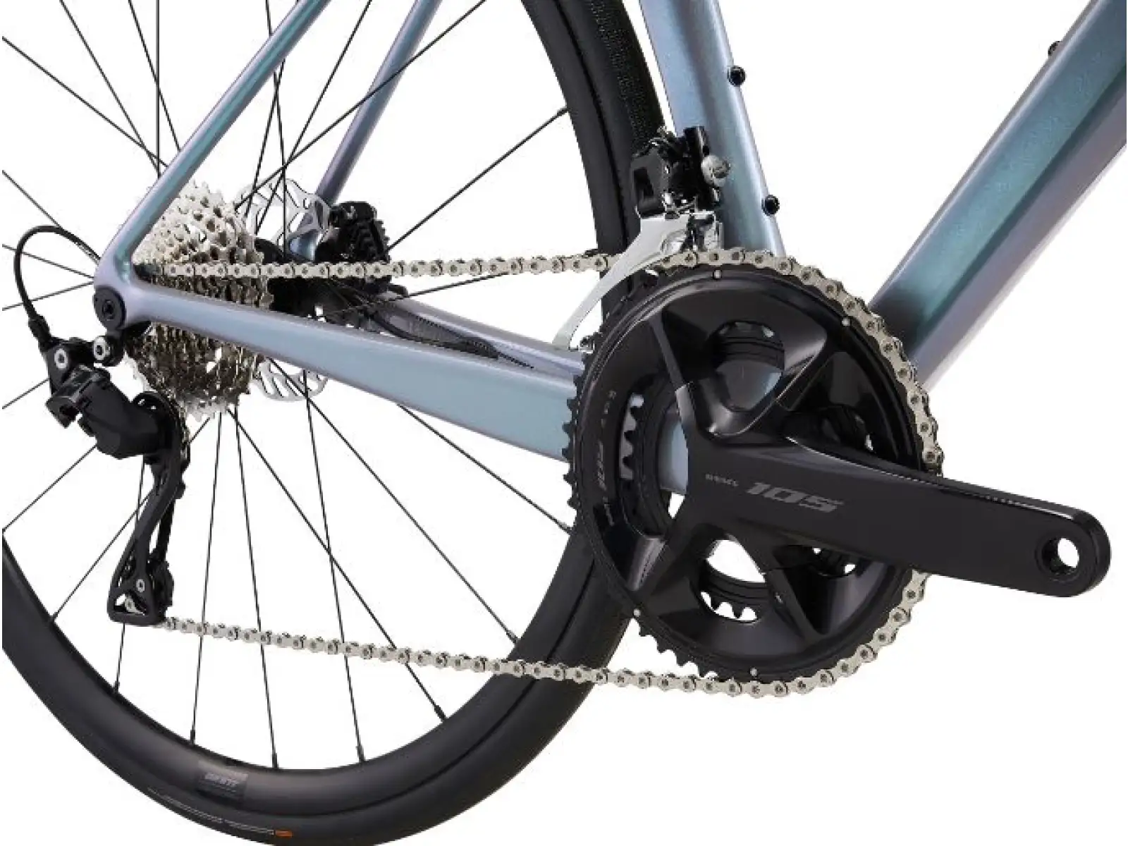 Liv Langma Advanced 2 QOM Rennrad Prismatic Haze