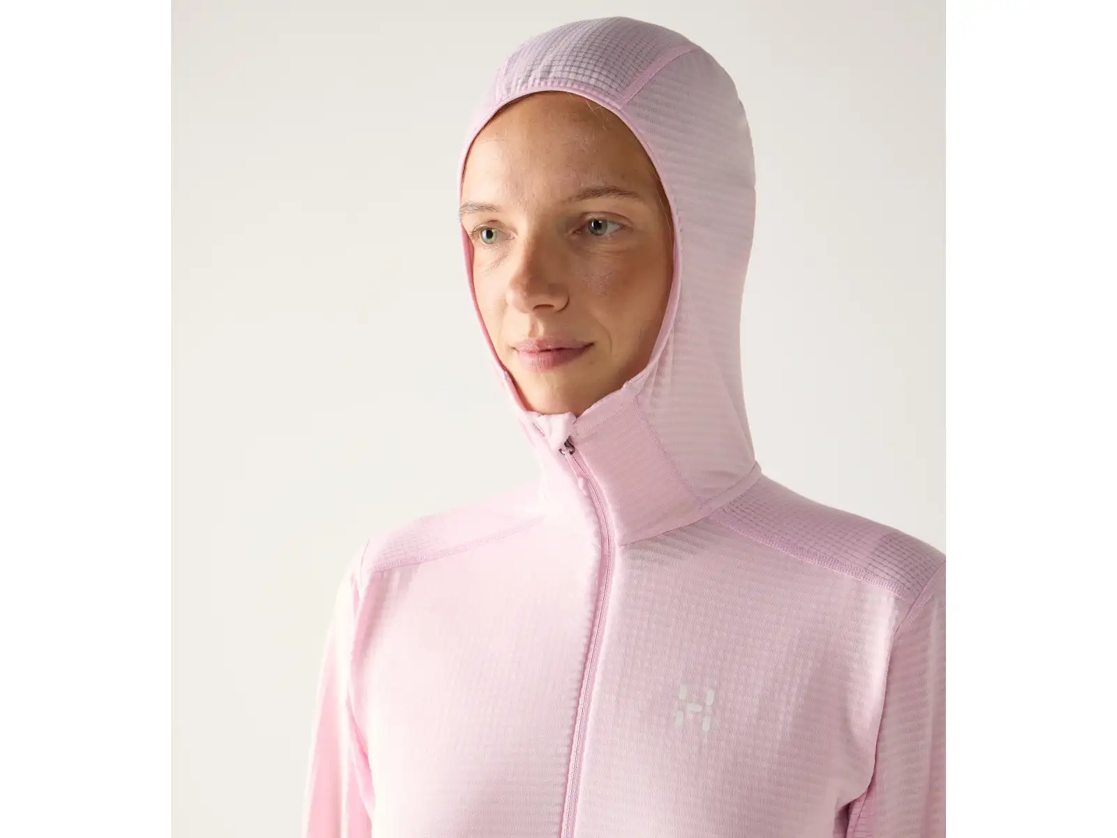 Haglöfs L.I.M Mid Multi Hood Damen Kapuzenpullover Fresh Pink