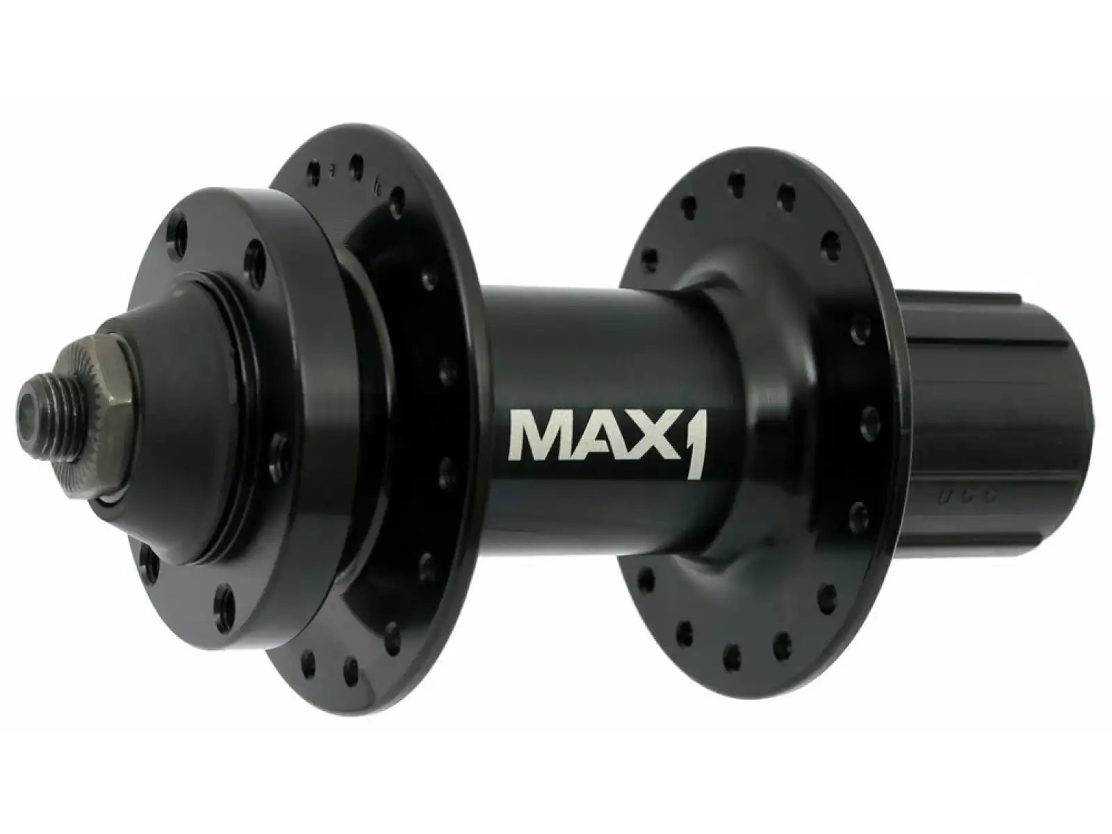 MAX1 Sport Hinterradnabe 5x135 mm schwarz 32 Löcher Nut HG9