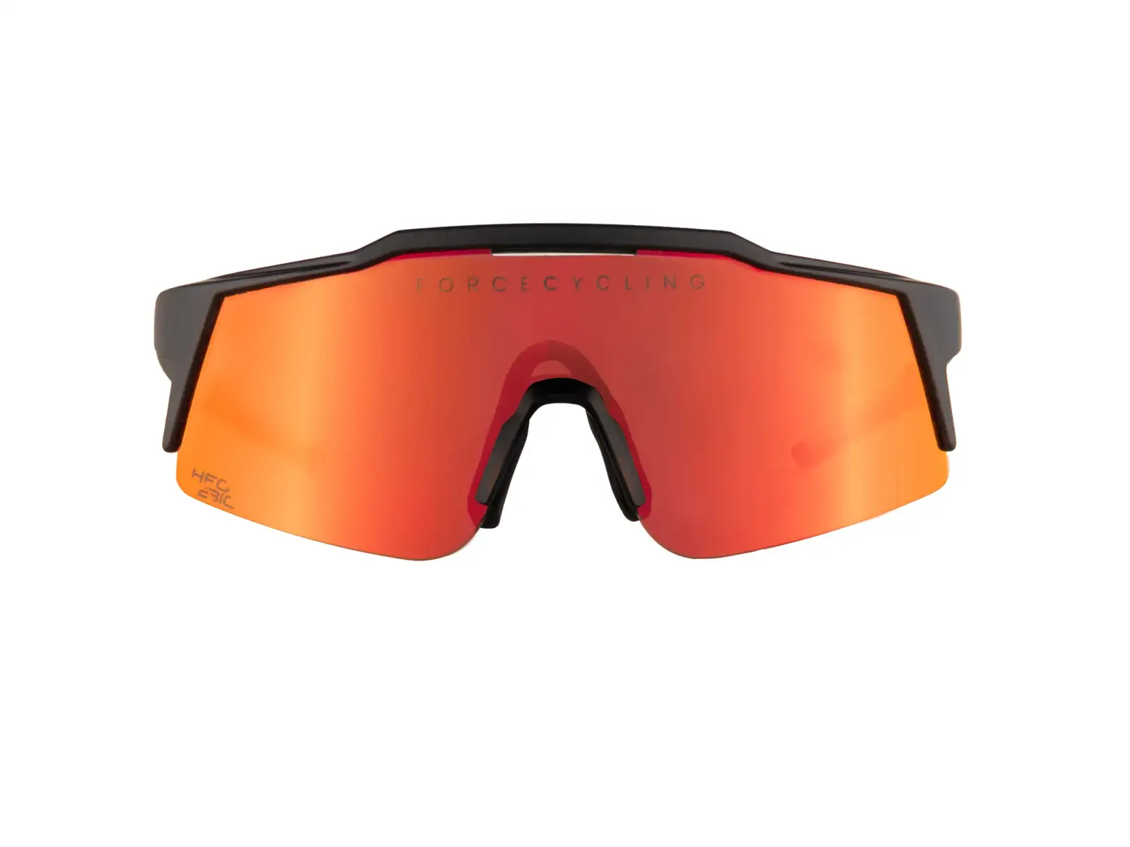 Force Nitro Junior Fahrradbrille schwarz/rot verspiegeltes Glas