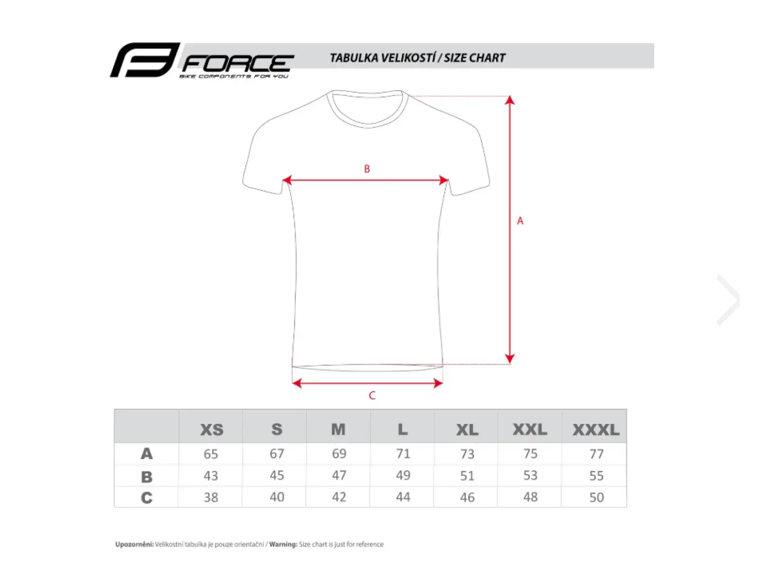 Force Bike Herren T-Shirt kurzarm rot