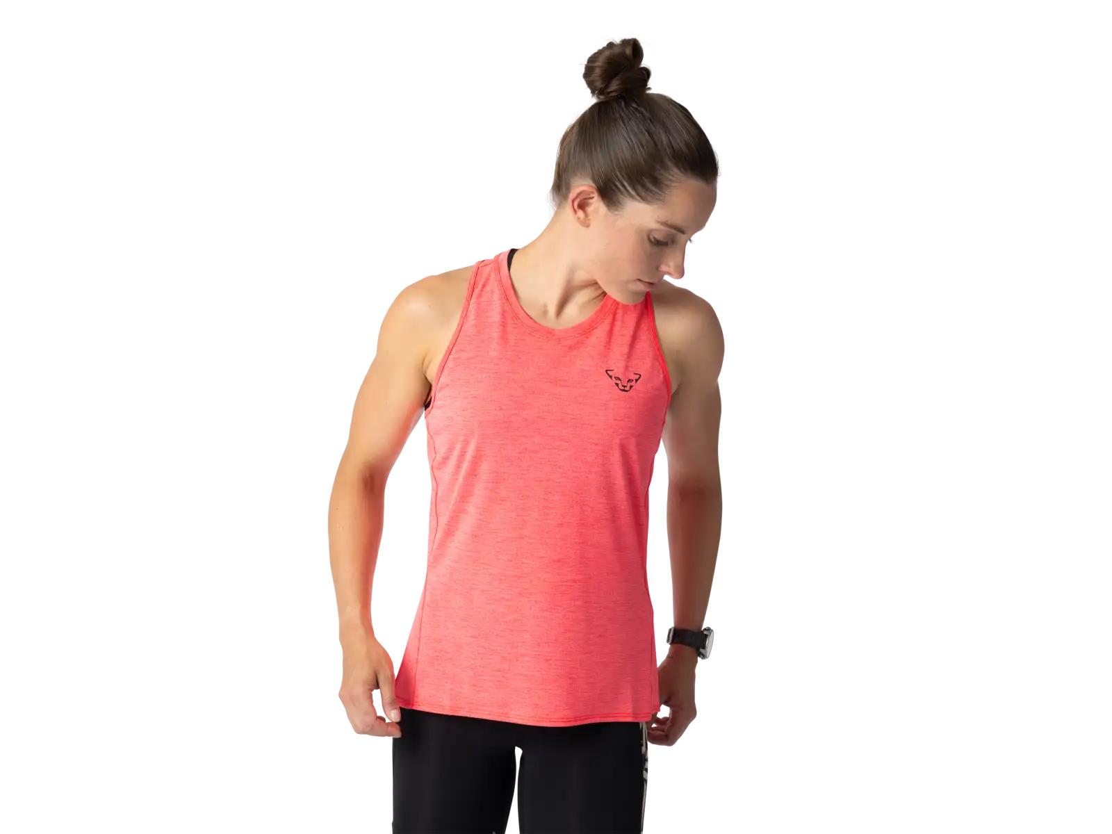 Dynafit Trail Damen Laufshirt ärmellos Ultra Coral