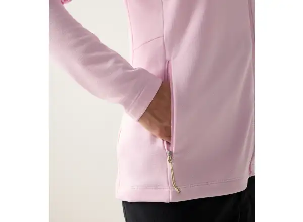 Haglöfs Korp Mid Hood Damen-Sweatshirt Fresh Pink