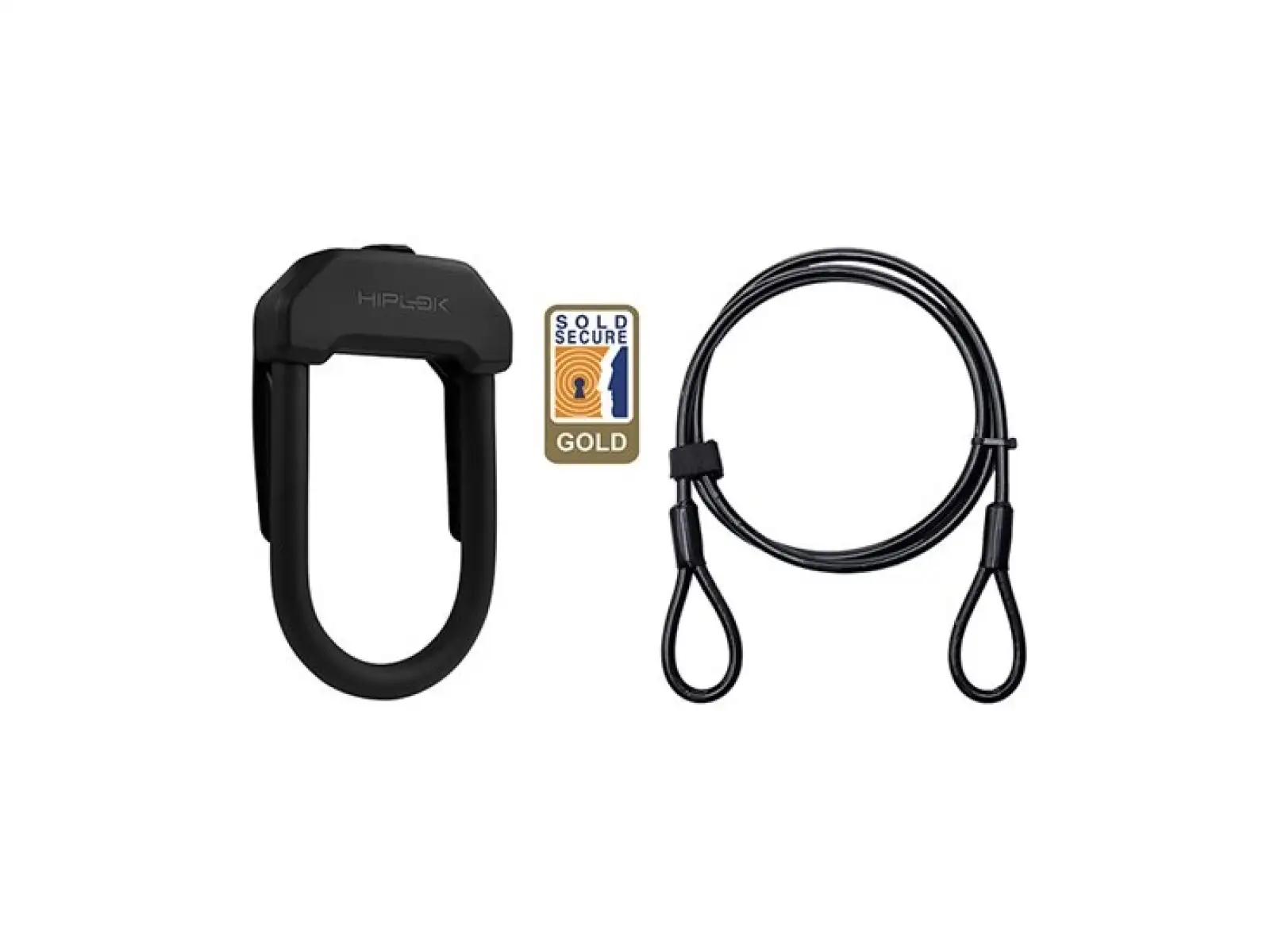 Hiplok DX Plus Schloss All Black