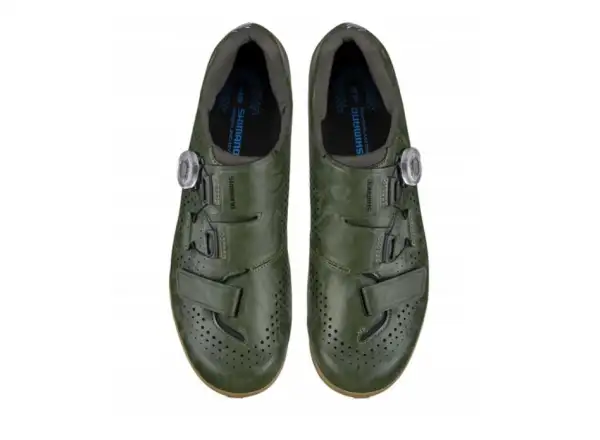 Shimano SH-RX600 Wide Herren Gravel-Schuhe Olive