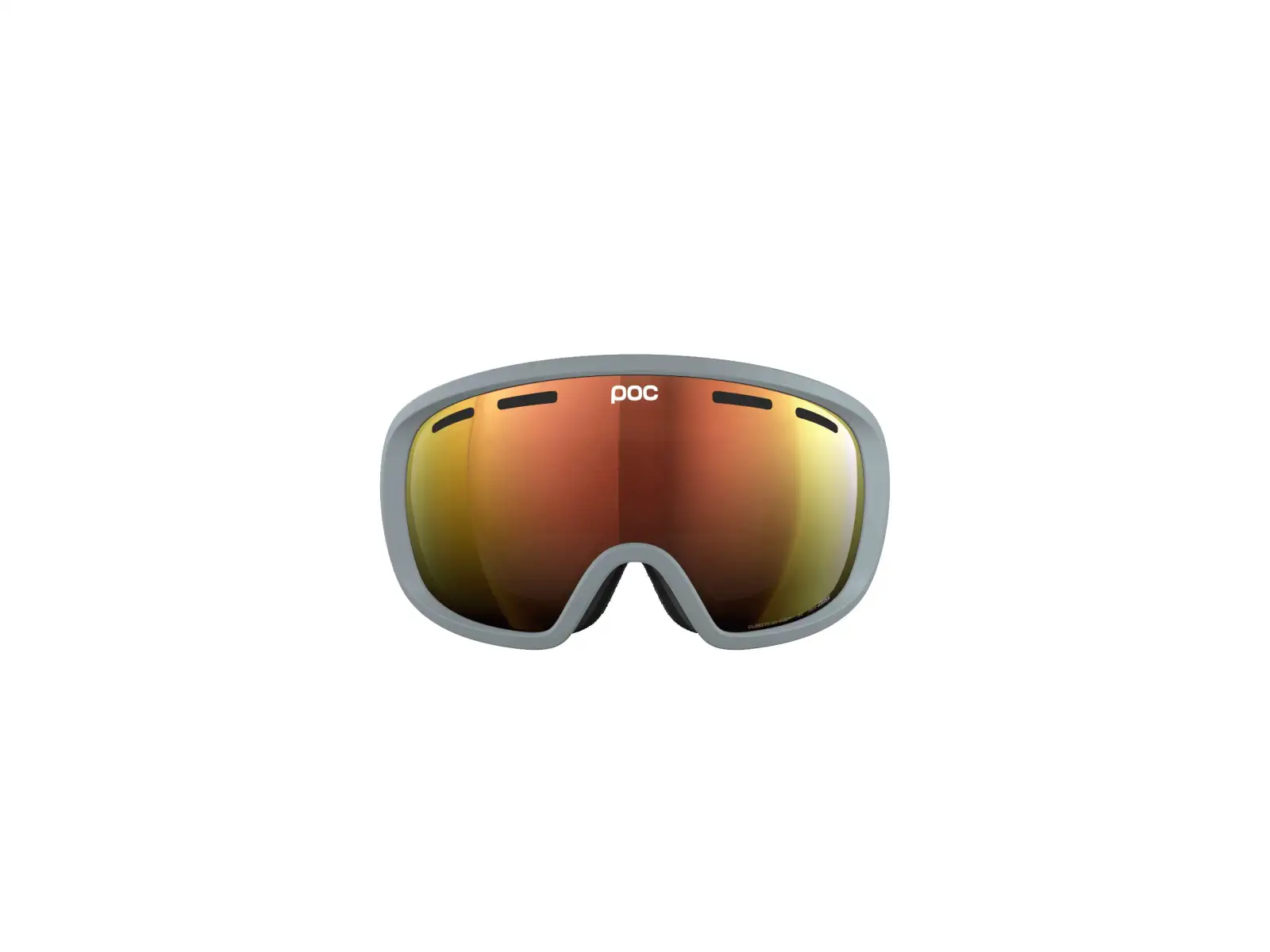 POC Fovea WF Skibrille Granite Grey/Partly Sunny Orange