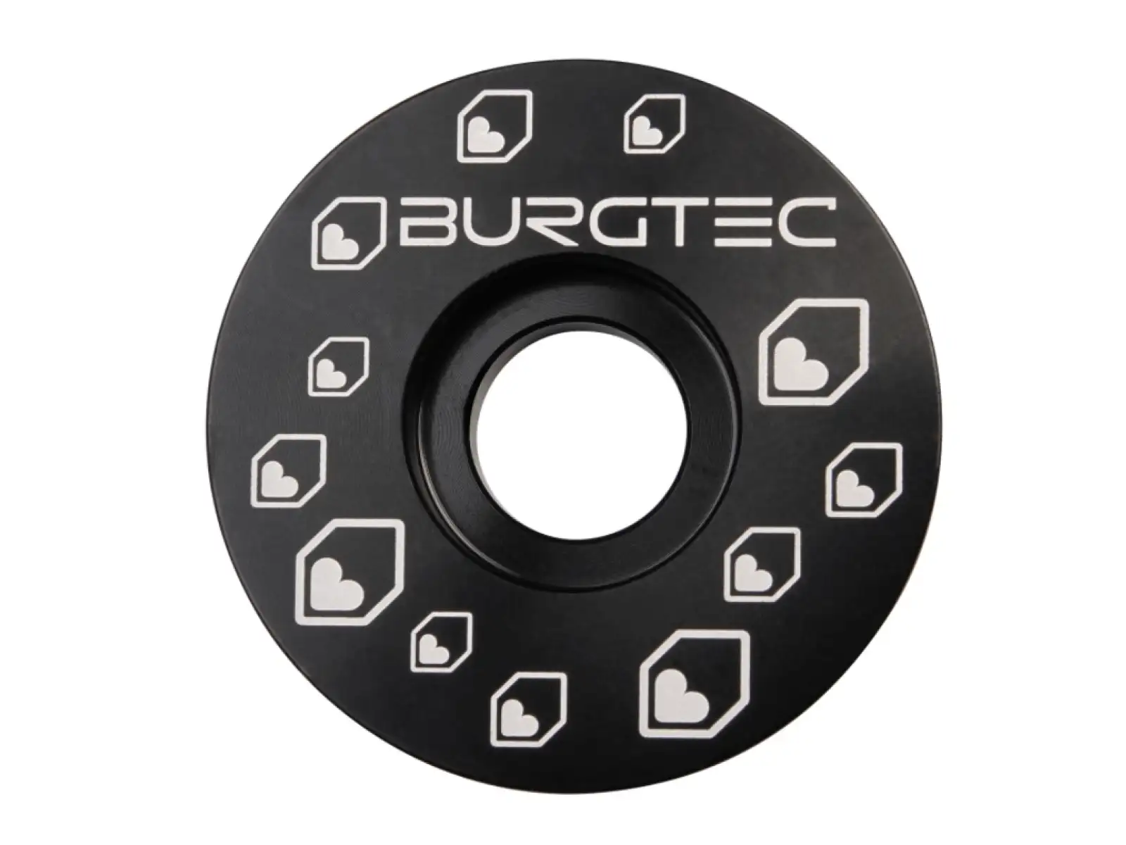 Burgtec Top Cap Kopf-Steckkappe Schwarz