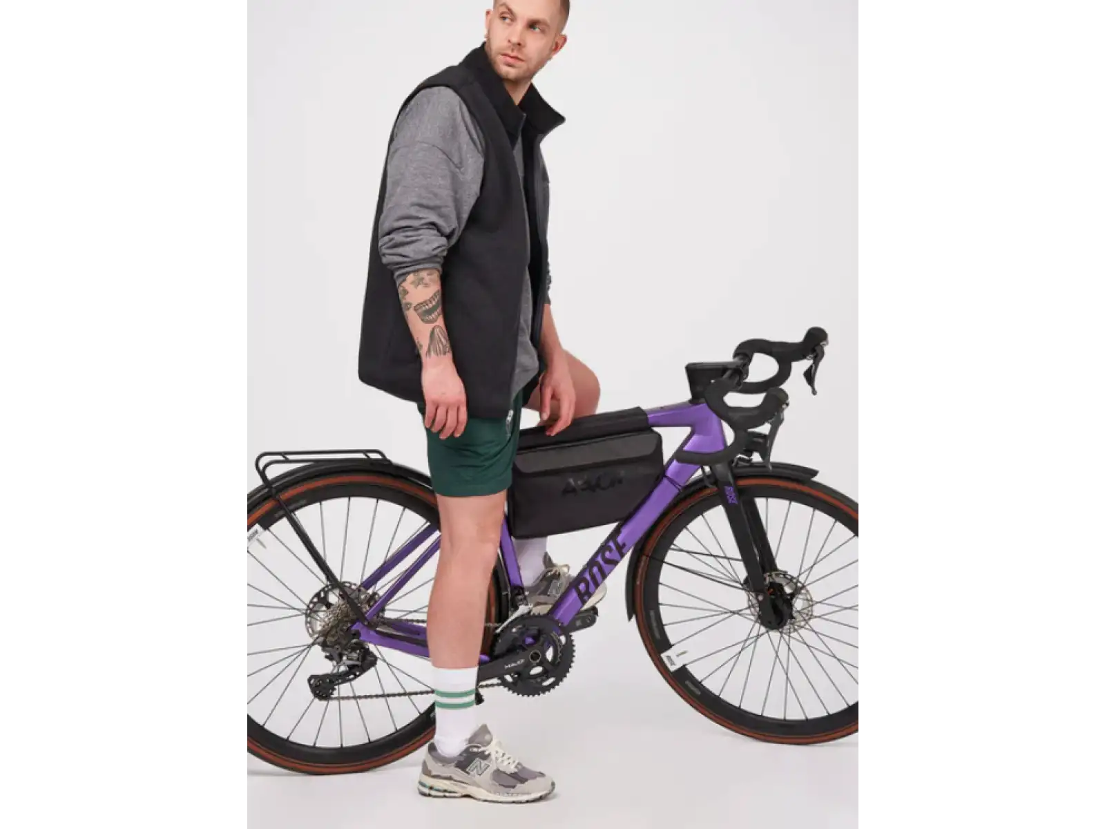 Aevor Bike Frame Bag XL Rahmentasche / Schultertasche Proof Schwarz