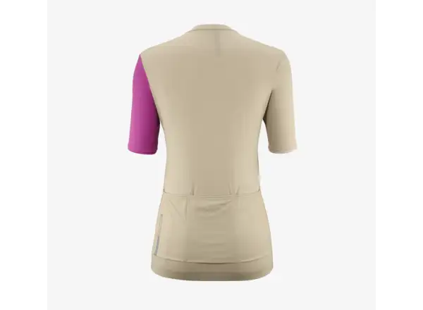 Mavic Essential Damen Trikot Kurzarm – White Pepper/Fuchsia