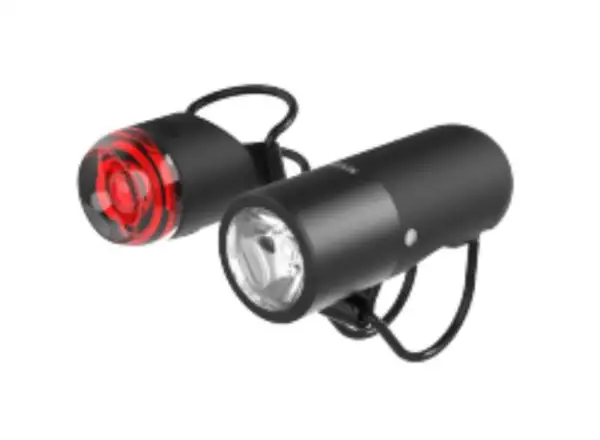 Knog Plugger Twinpack Licht-Set Schwarz