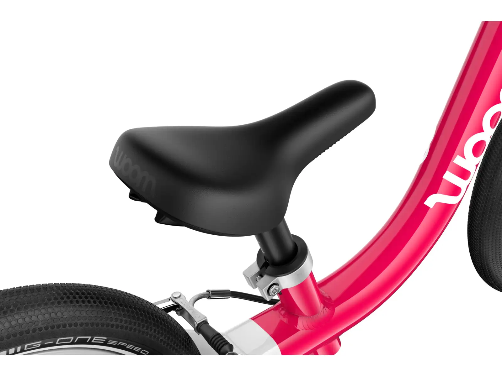 Woom GO 1 Kinderlaufrad 12" Hot Pink
