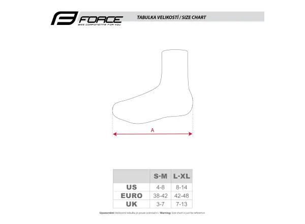 Force Speed Road Überschuhe für Rennradschuhe in Schwarz