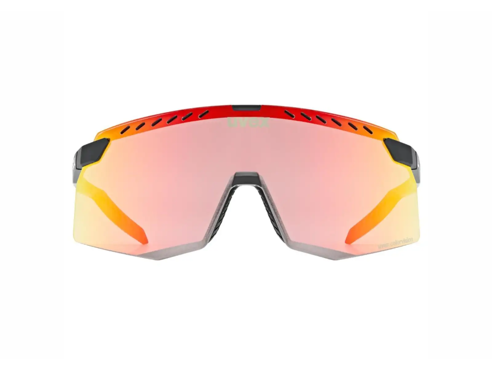 Uvex Pace Stage ColorVision Brille Black Matt/Mirror Red