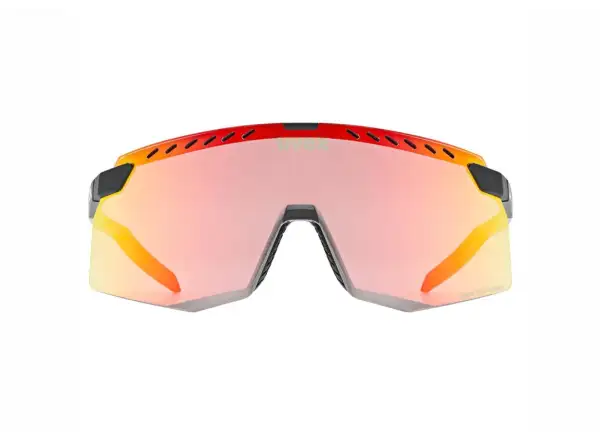 Uvex Pace Stage ColorVision Brille Black Matt/Mirror Red