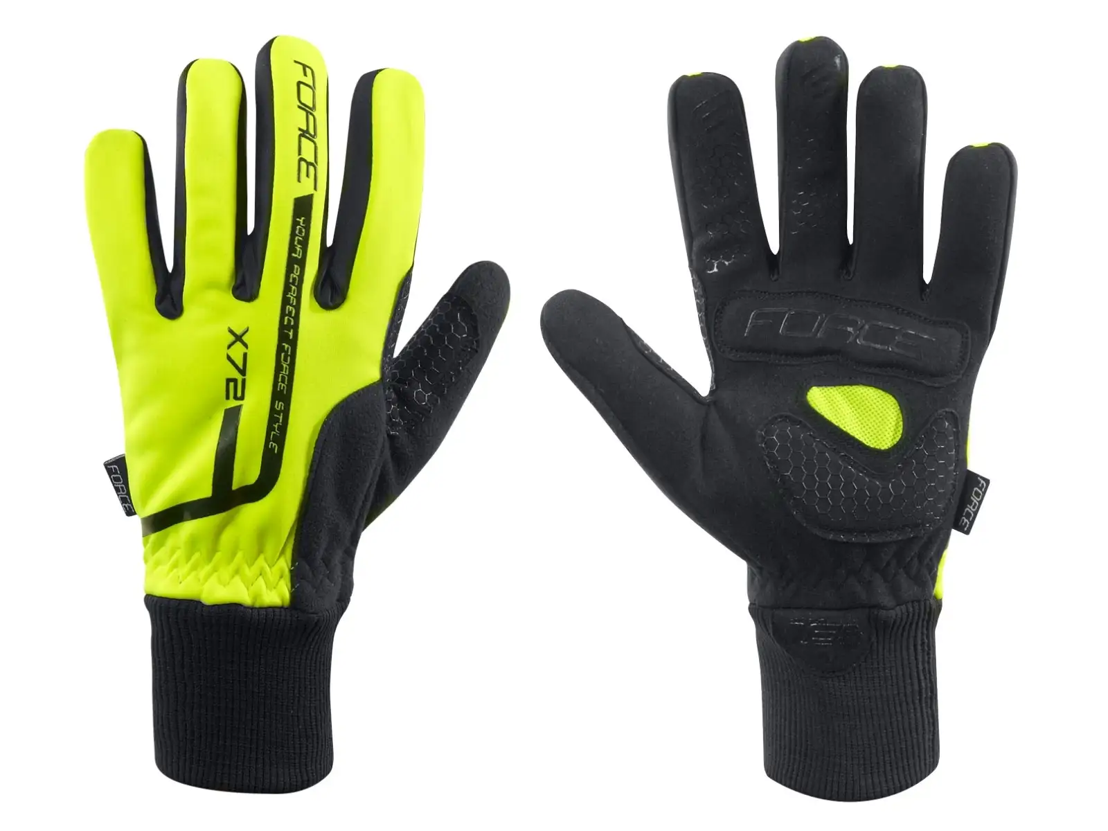 Force X72 Winterhandschuhe Fluo