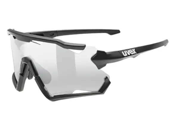 Uvex Sportstyle 228 Variomatic Radbrille Black Mat/LTM. Silber