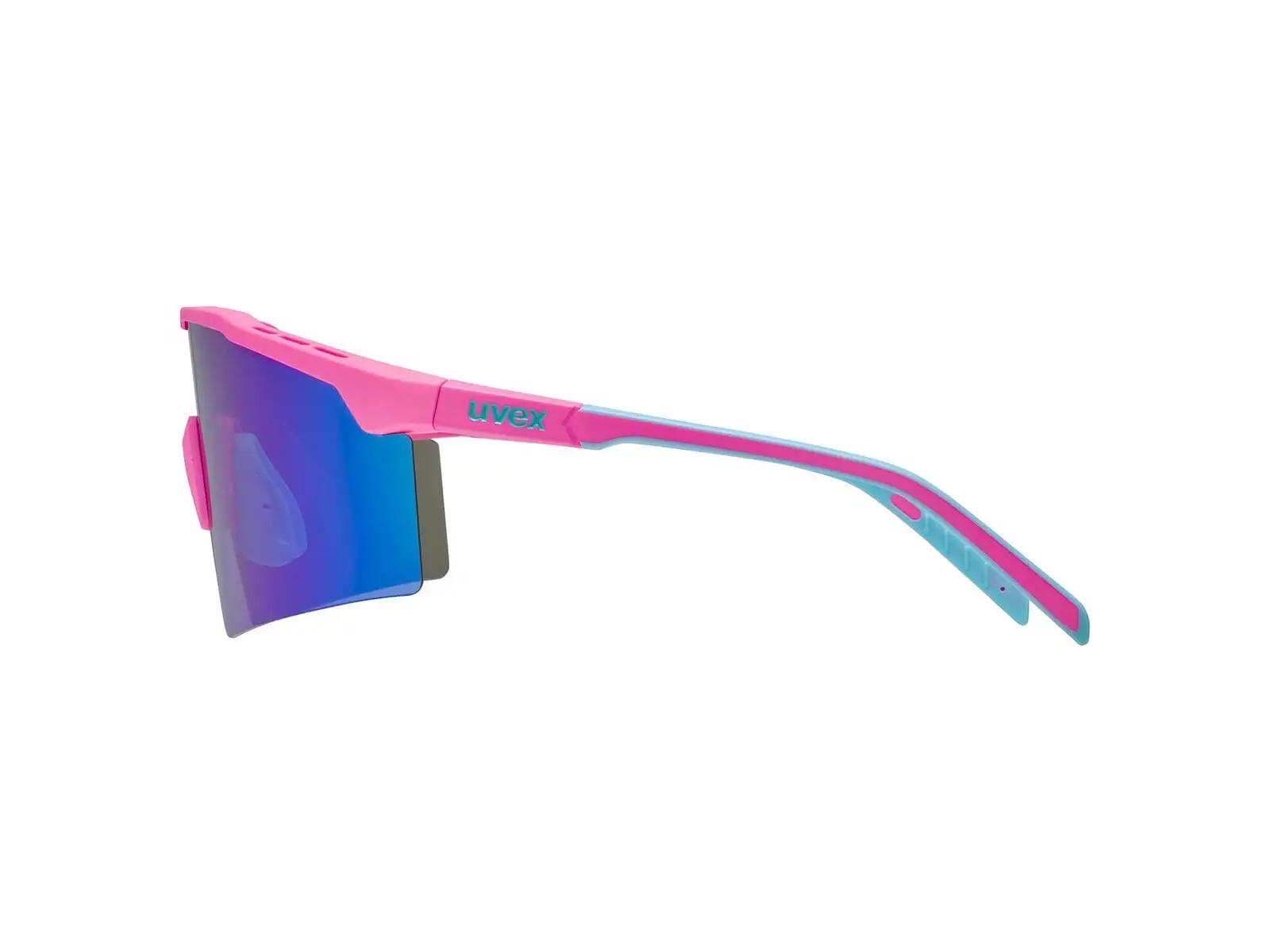 Uvex Flowline Sonnenbrille Pink Matt/Mirror Blue