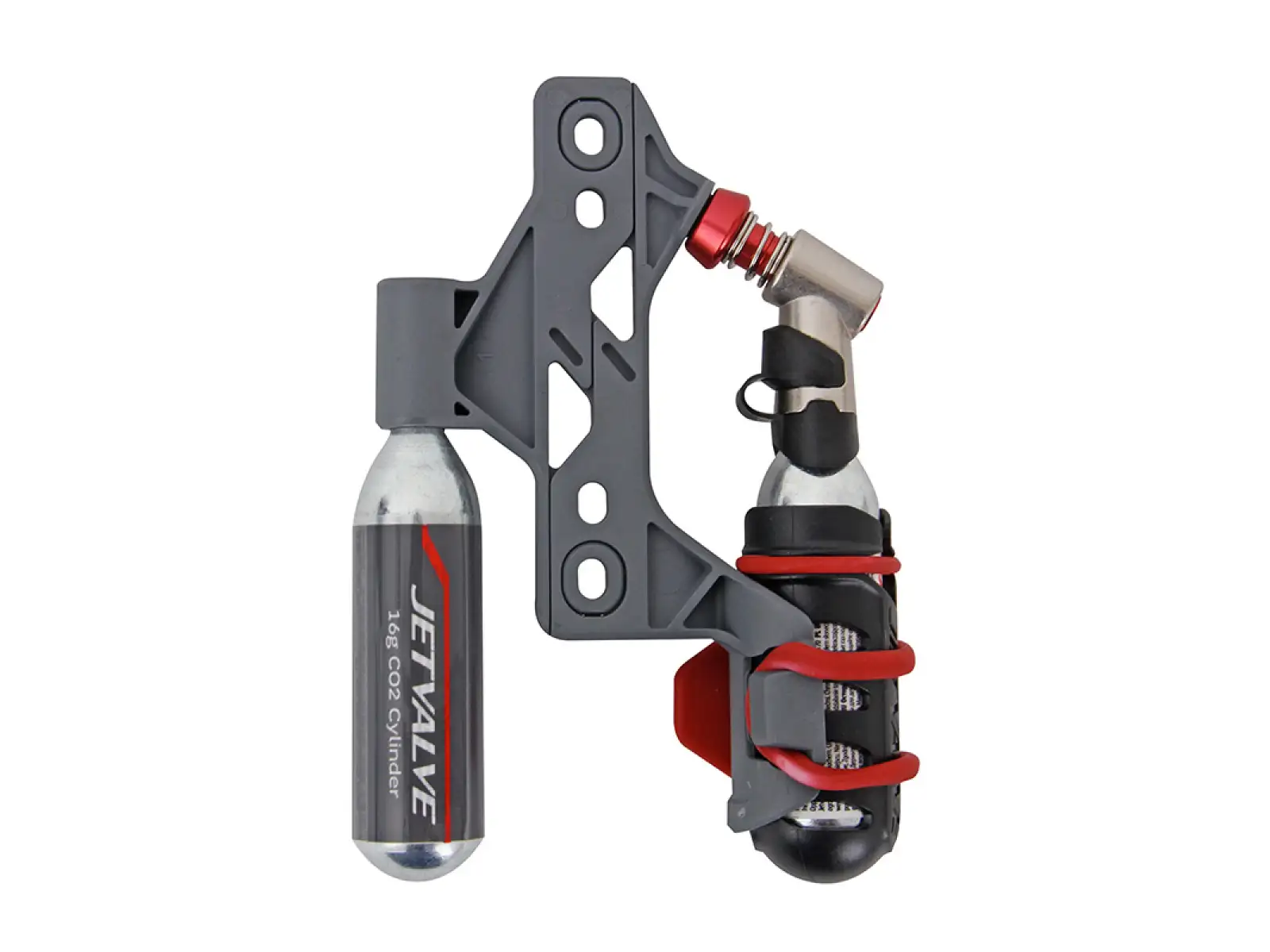 Weldtite Jetvalve Smart System - unter den Flaschenhalter