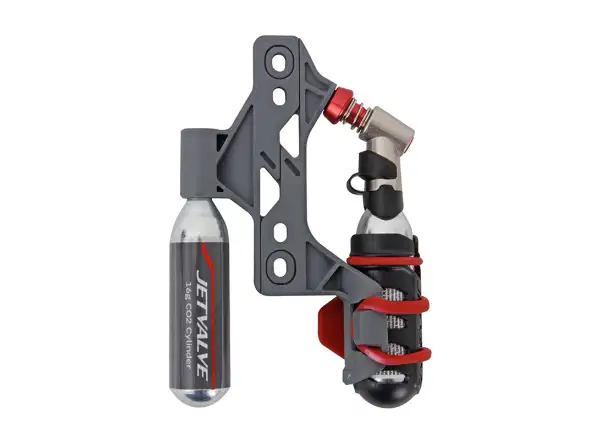 Weldtite Jetvalve Smart System - unter den Flaschenhalter
