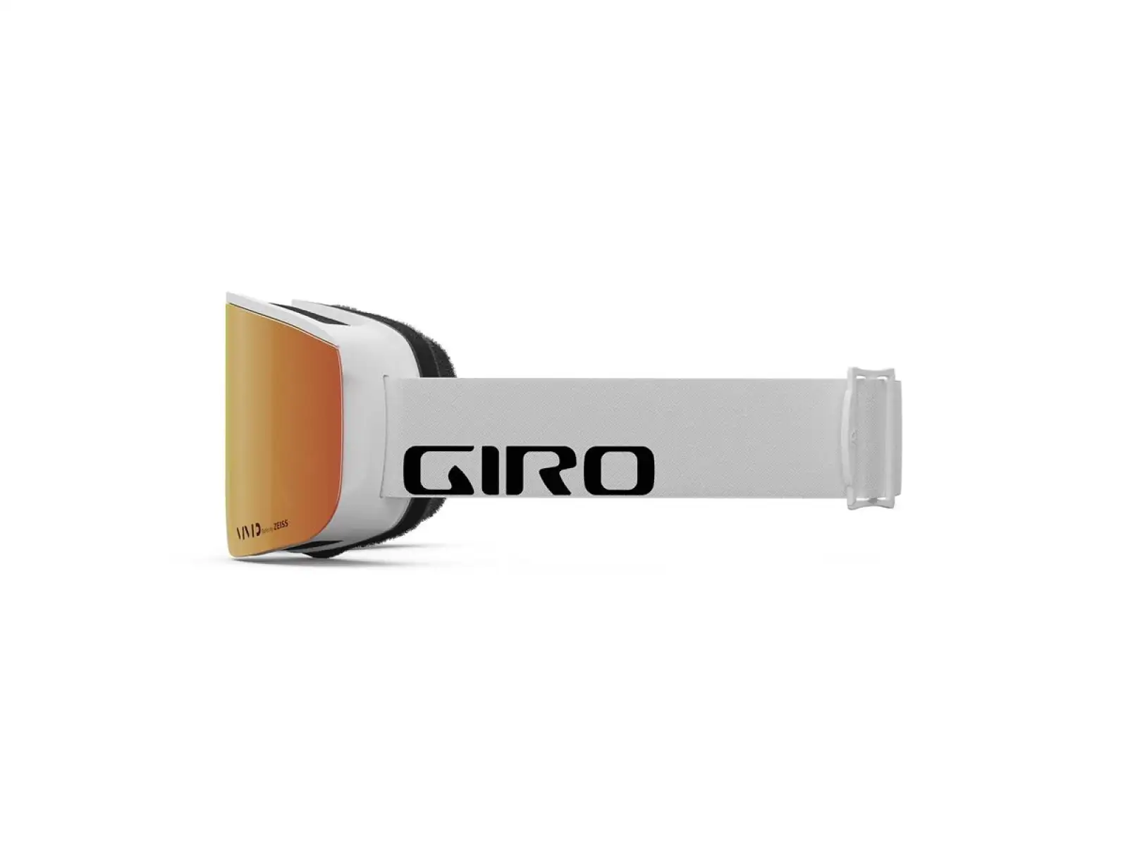 Giro Axis Skibrille für Herren White Wordmark Vivid Ember/Vivid Infrarot