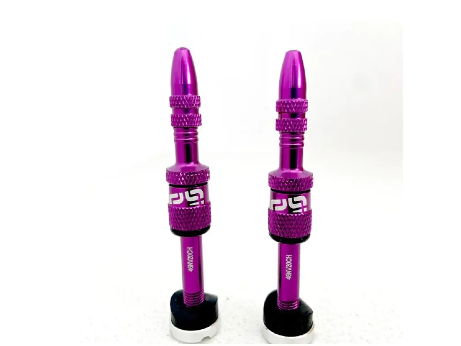 E-13 Quick Fill Tubeless-Ventile 16-24 mm 2 Stück Aubergine