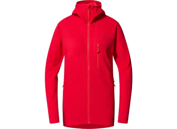 Haglöfs Rosson Mid Damen-Sweatshirt rot