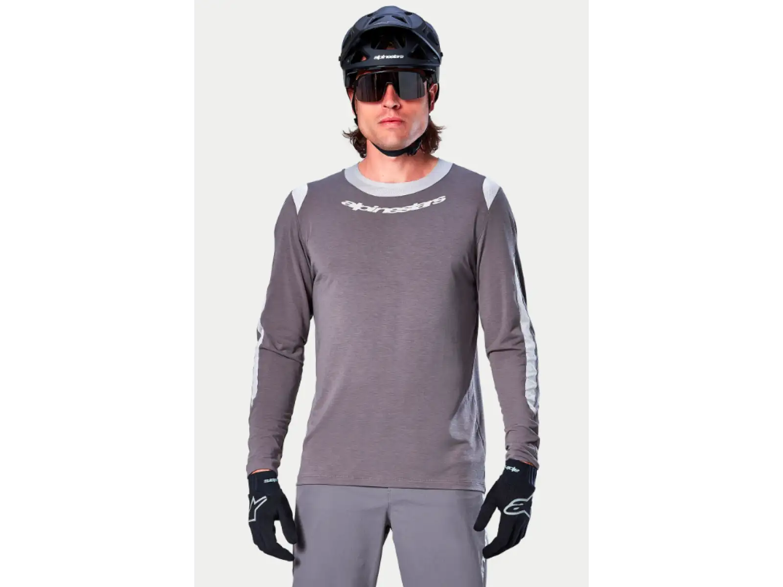 Alpinestars A-Dura Dri Wolle Herrentrikot Langarm Dark Grey