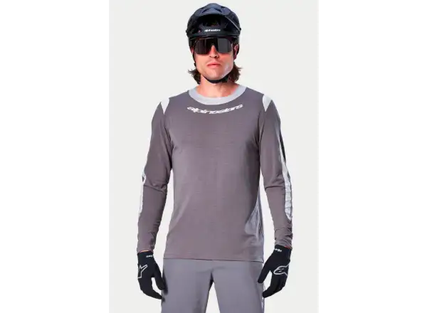 Alpinestars A-Dura Dri Wolle Herrentrikot Langarm Dark Grey