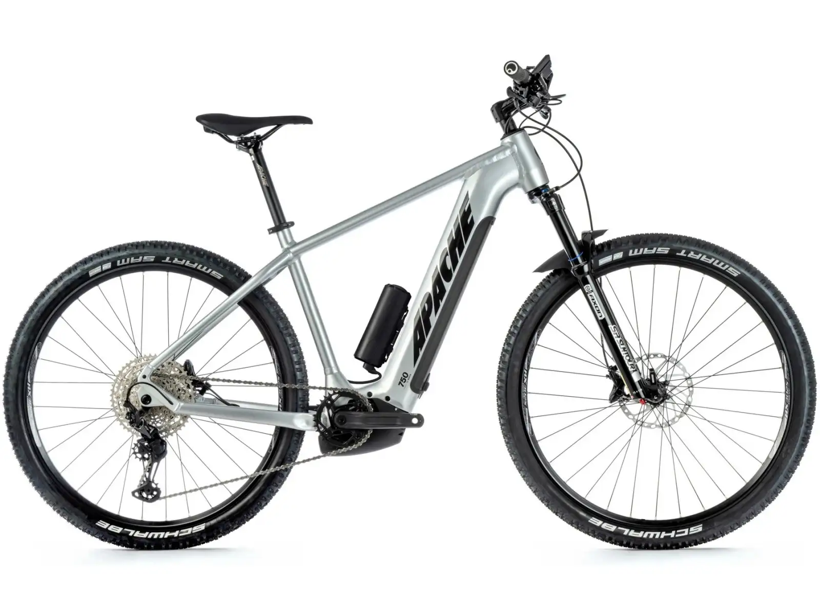 Apache Hupahu 1 E-Mountainbike (Bosch 1000 Wh) Silber