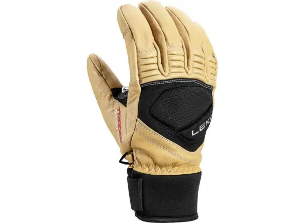 Leki Copper 3D Pro Skihandschuhe Tan/Black