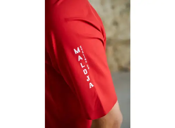 Maloja PizolM Herrentrikot Kurzarm Deep Sunset
