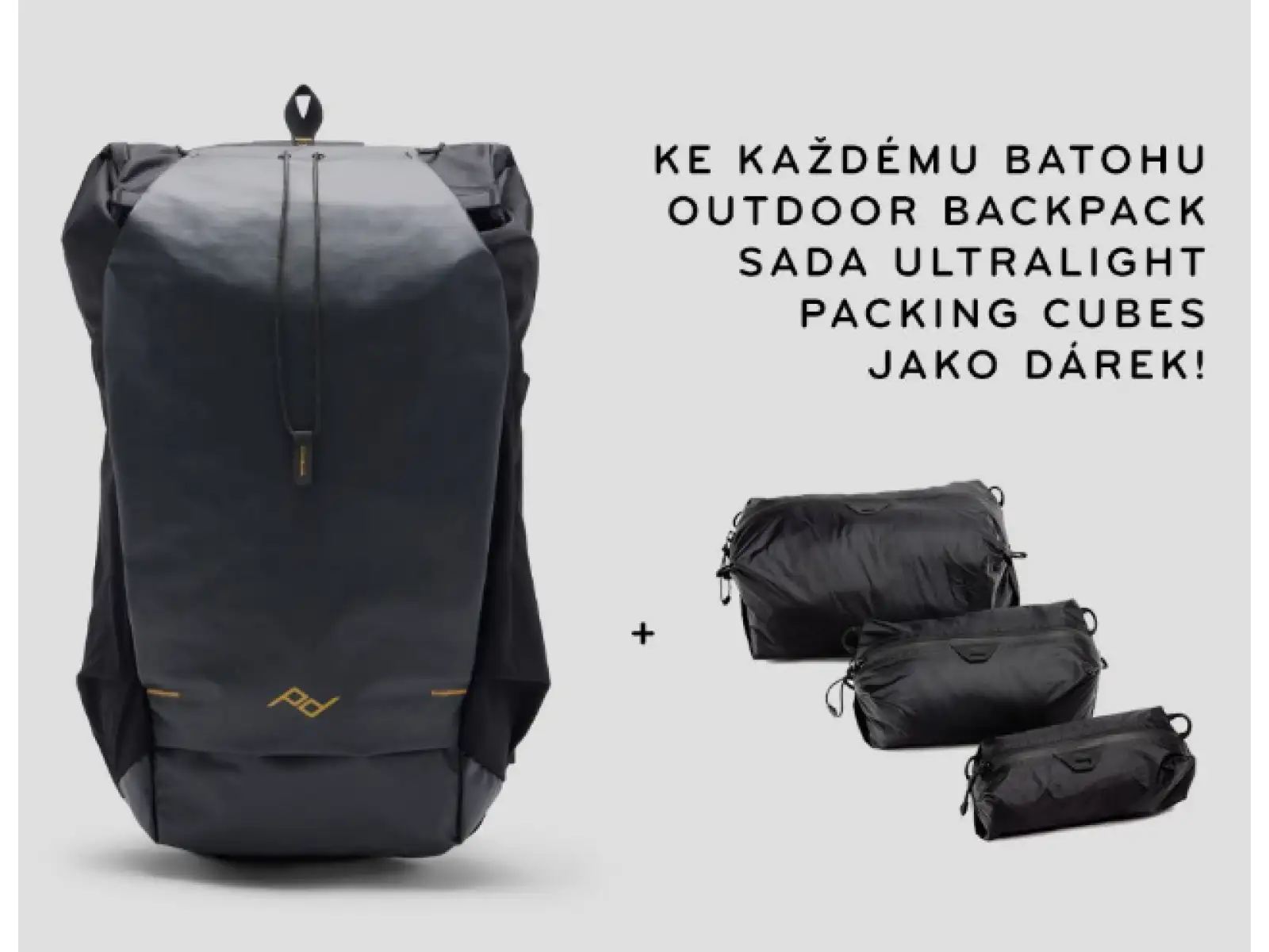 Peak Design Outdoor Backpack 45L Rucksack Black