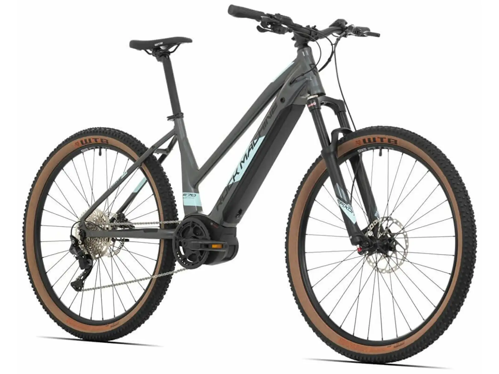 Elektrofahrrad Rock Machine Torrent INT e70-29 Bosch Damen in Dunkelgrau/Schwarz/Minze