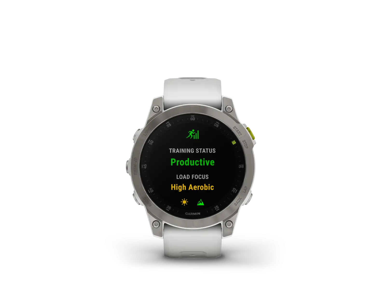 Garmin Epix Generation 2 Sapphire Edition Smartwatch Titanium/Weiß