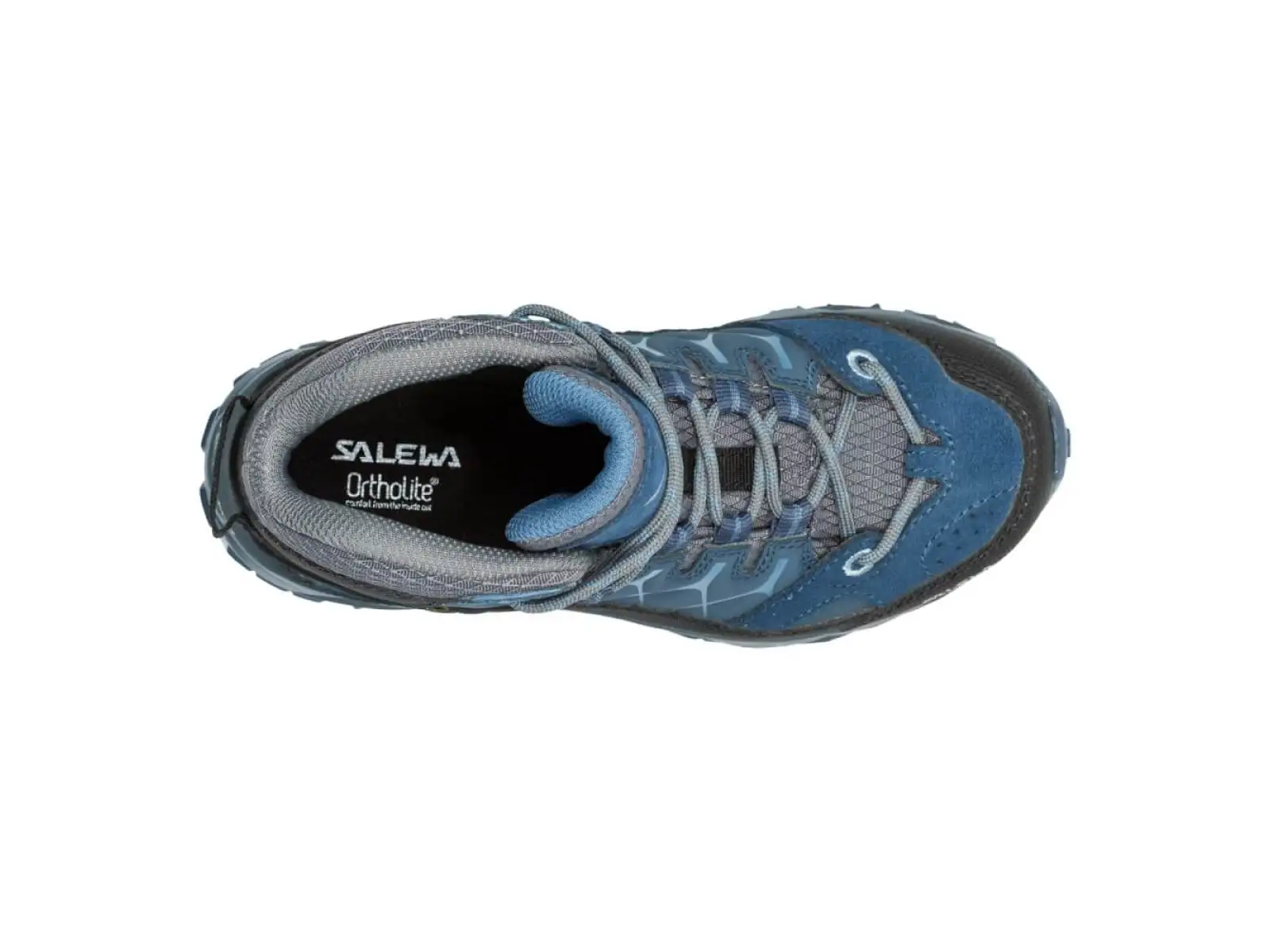 Salewa Alp Trainer Mid GTX Kinder-Outdoor-Schuhe Dark Denim Charcoal