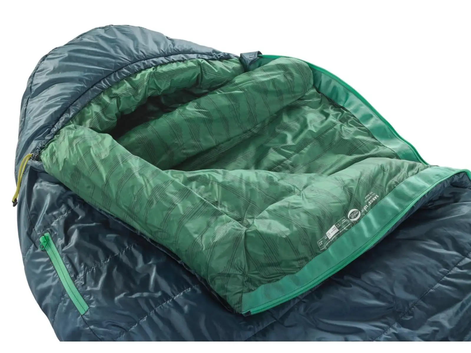 Therm-A-Rest Saros Small Schlafsack 0 °C blau-grau