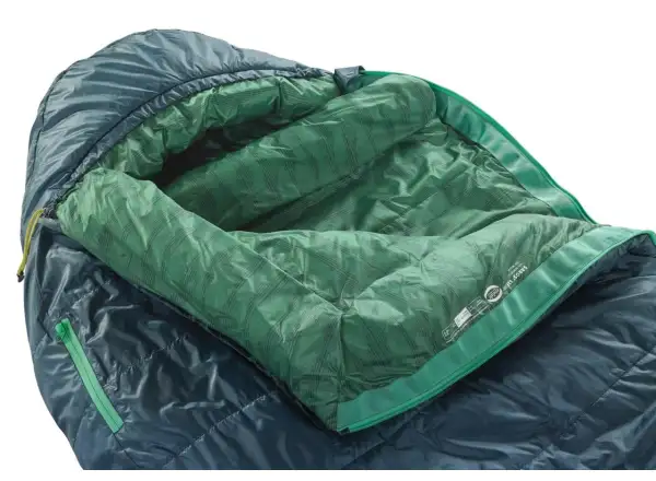 Therm-A-Rest Saros Small Schlafsack 0 °C blau-grau