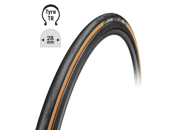 Tufo Straßenreifen – Comtura Prima TR 28‑622 Kevlar Schwarz/Beige