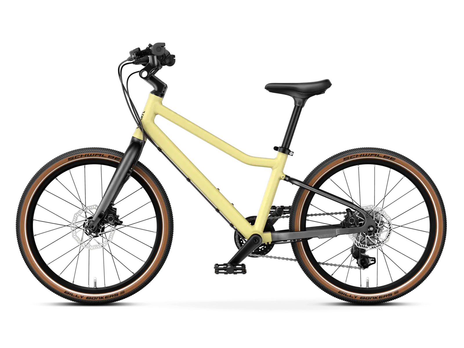 Woom 4 EXPLORE Kinderfahrrad mellow yellow