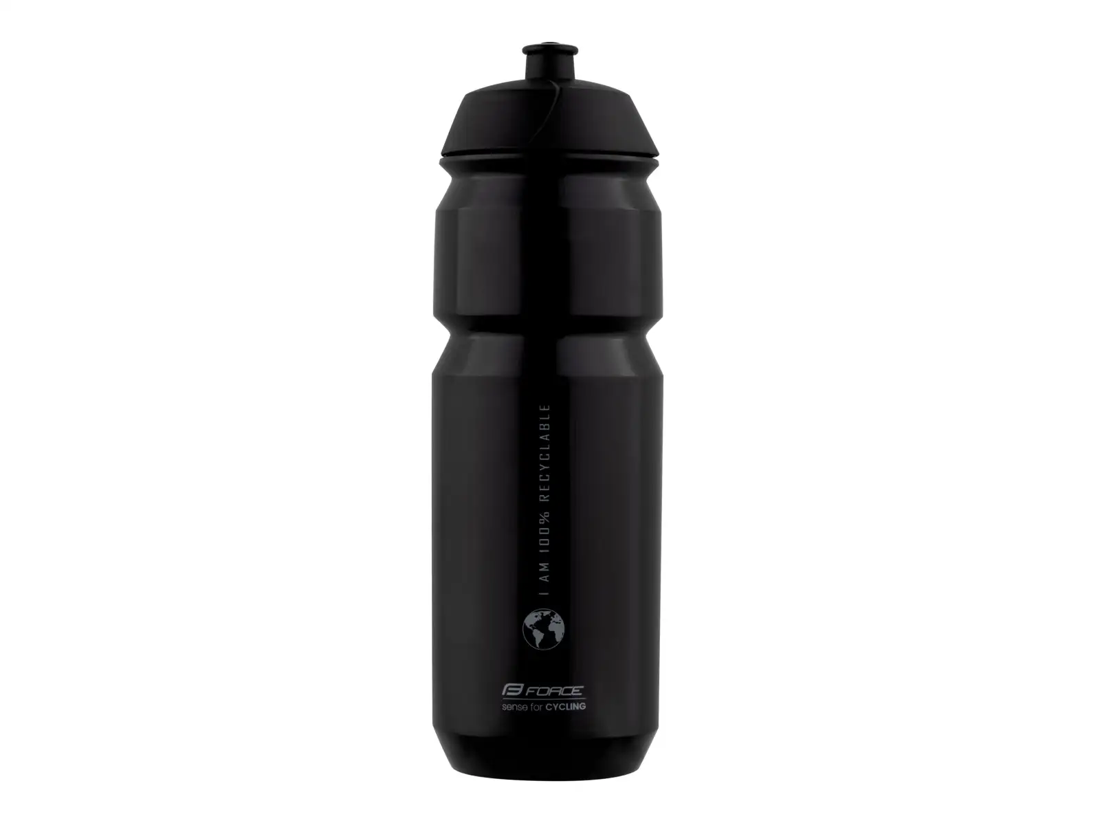 Force Bio Earth Fahrradflasche 750 ml schwarz/grau