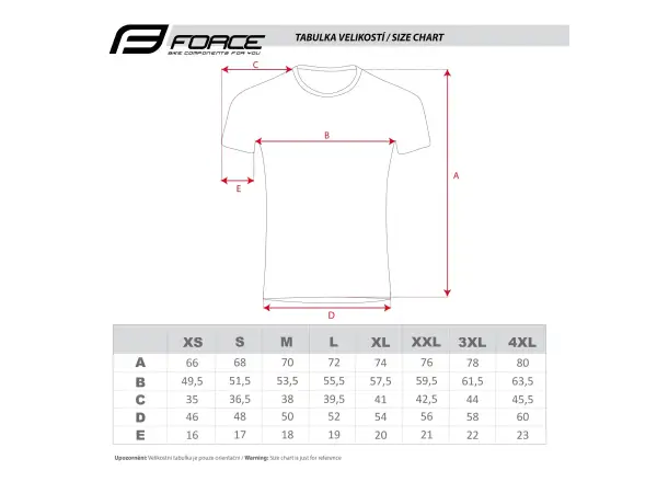 Force City Herrentrikot Kurzarm Fluoreszierend/Schwarz