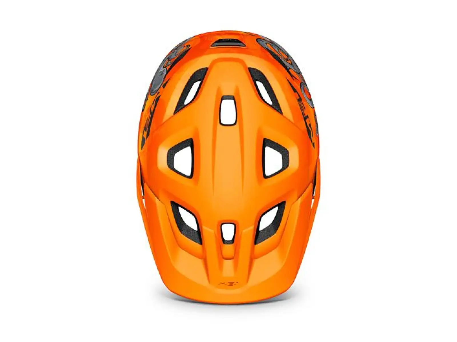 MET Eldar Junior Helm Oktopus/Orange Größe Uni (52-57 cm)