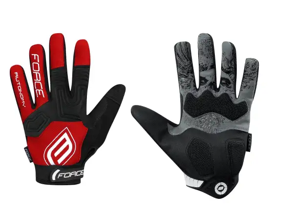 Force MTB Autonomy Handschuhe Sommer Rot