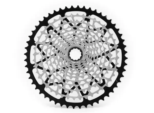 Garbaruk 12-Gang Kassette mit 10-50 Zähnen für Sram XD Freilaufkörper in Schwarz.